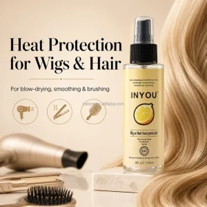 High Quality 118ml Heat Resistant Moisturizing Hair Protector Spray for Wigs and Hair Extensions Styling