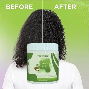 High Quality Anti Frizz Coconut Defining Curling Cream Curl Enhancers Cream for African Curly Hair