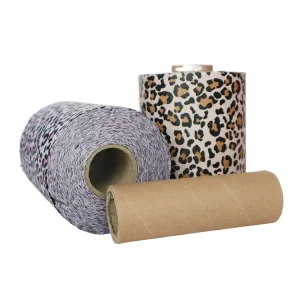 High Quality Brown Leopard Hair Foil Embossed Colorful Hairdressing Foil