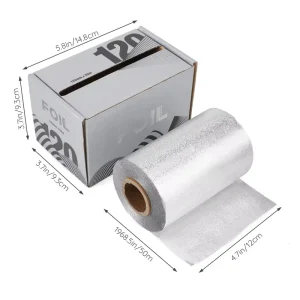 High Quality Custom Color Embossed Hairdressing Aluminum Foil Customized Printing Roll for Salon