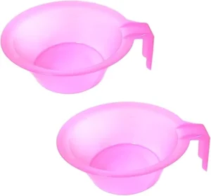 High Quality Customized Logo Plastic Hair Dyeing Mixing Bowl Feature Color Matching