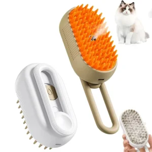 High Quality Durable Dog Pet Hair Removal Spray Brush Grooming Comb ABS+TPR Easy to Clean