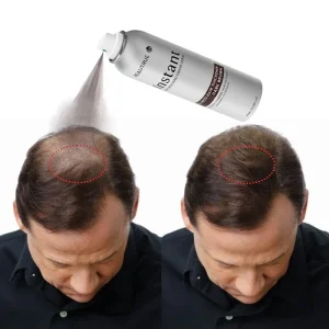 High Quality Hair Loss Growth Treatment Building Thickening Fibers Aerosol Spray Natural Keratin Black Real Fiber Spray