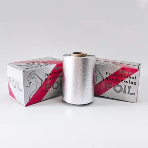 High Quality Hair Salon Foil Colorful Pop Up Hairdressing Foil Sheets Printed Embossed Cut Plain Hard Roll Hairdresser Foil