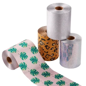 High Quality Hairdressing Foil Sheets Printed Embossed Roll Hairdresser Hair Hair Salon Foil