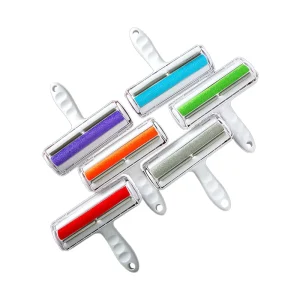High Quality Plastic Simple Dog Cat Lint Removal Roller Brush for Pet Fur Hair Remover