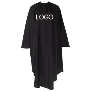 High Quality Professional Polyester Waterproof Luxury Custom Hairdressing Cape with Barber Tools Unisex Barber Cape