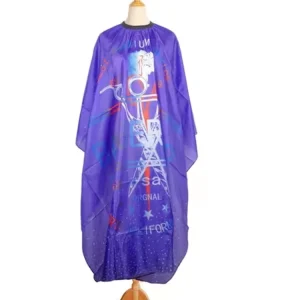 High Quality Professional Vintage Barber Cape Luxury Custom Eco Friendly Waterproof Polyester Unisex Hairdressing Cape