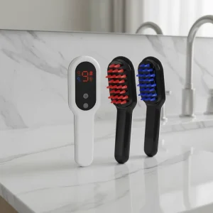 High Quality Scalp Head Hairbrush Mini Hair Straightener Styling Plastic Flexible Massage Comb