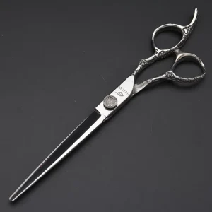 High Quality Stainless Steel Beauty Barber Scissors 62HRC 7 Inch Professional Right-Handed Hair Cutting Shears Thinning Scissor