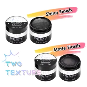 High Shine Hair Gel Wax Pomade Clear Scented Extra Firm Hold Natural Customize Edge Control Private Label