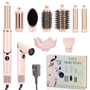 High Speed Blow Dryer Brush Multi Styler Hair Curler Ionic Hair Straightener Salon Styling Tool