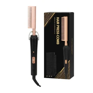 High Temperature Electric Hair Comb and Brush for Effective Hair Straightening and Long Lasting Styling Results