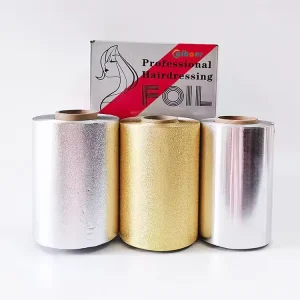 Highlighting High Quality Wanteng Brand Salon Aluminum Foil for Hairdressing Printed Roll Soft Temper Customizable Options 8011