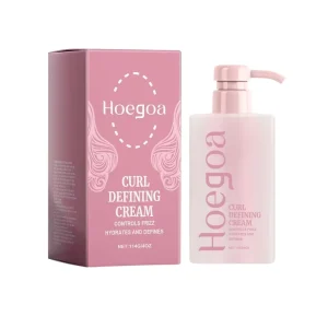 Hoegoa Curl Styling Cream Bangs Curl Care Styling Cream With a Fluffy Moisturizing Natural Shine