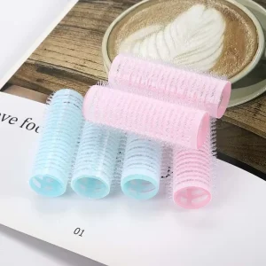 Home DIY Plastic Hair Curlers Rollers 6pcs Easy Rollers No Heat Needed Without Hurting Hair