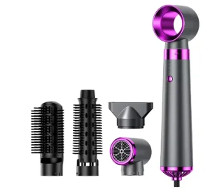 Home Hair Styler Set 5 in 1 Multi Function Hair Dryer Hot Air Brush Electric Hair Curler