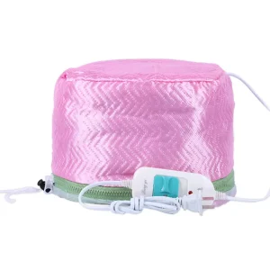 Home Use Heated Electric Thermal Steamer Cap for Natural Black Afro Hair Hot Spa Treatment Hat With Temperature Control