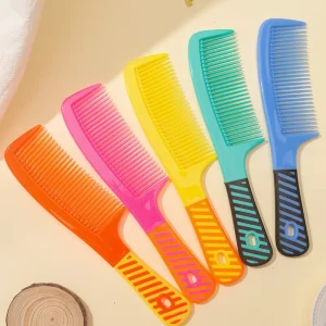 Home Use Portable Hair Styling Comb Anti static for Long Hair Straightening Massage Colorful Plastic Comb