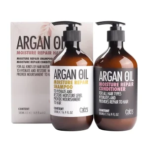Home Use Salon Quality Organic Argan Oil Anti Dandruff Nourishing Moisture Repair Shampoo Conditioner Refreshing Sulfate Free