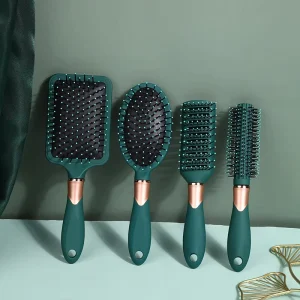 Hot Hair Styling Brushes Wet Detangling Scalp Massage Comb Custom Logo ABS Handle Nylon Plastic Material Home Use