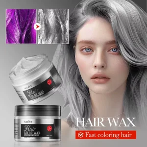 Hot Selling Hair Styling 120g Fast Coloring Non Greasy Washable Strong Hold Long Lasting High Pigment Hair Color Wax
