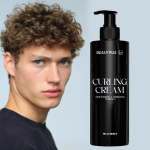 Hot Selling Private Label Men’s Hair Curling Cream Natural Nourishing Curl Hair Styling Cream for Curl Enhancing