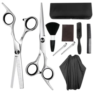 Hot Selling Professional Barber Scissors Thinning Hairdressing Scissors Hair Cutting Tools Set Salon Hair Cutting Scissors Sets
