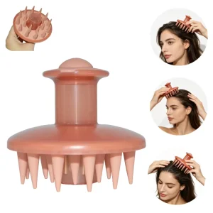 Household Discharge Silicone Liquid Scalp Hair Essential Oil Comb Massage Brush Anti Hair Loss Head Musical Function