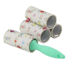 Household Manual Paper Lint Roller Extra Sticky Adhesive for Removing Pet Hair Dust Lint Carpet Furniture Eco Friendly