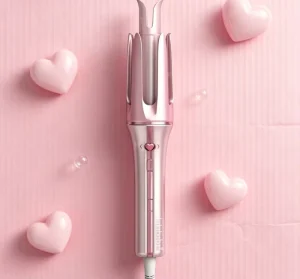 Household Salon Dual Use Auto Rotate Hair Styling Tool Anti Slip Handle Comfortable Long Time Single Hand Operation