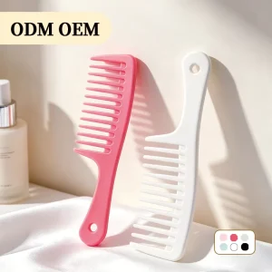 Household Trendy Long Hair Plastic Comb Non tangling and Easy to Comb Hair Beauty Comb with Wide Teeth Hairbrush