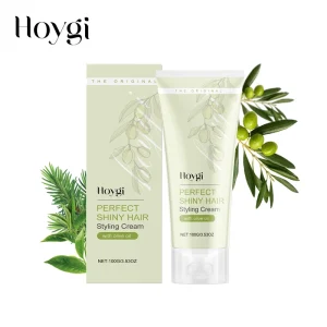Hoygi Smooth Curl Styling Cream Hydrating Smooth Repair for Dry and Frizzy Hair Natural Long lasting Hold