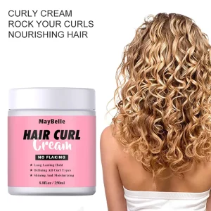 Hydrating Coconut Oil Curl Smoothie Enhance Hair Body Curl Defining Cream for Natural Hair