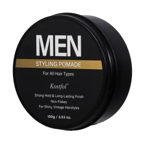 Hydrating Mens Hair Styling Cream for Classic Slick Looks Hair Pomade Cream for Vintage Hairstyles