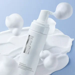 Hydrolyzed Elastin Cleansing Mousse Soluble Collagen Geranium Oil Deep Pore Cleanse Skin Barrier Protection Foam Cleanser Face