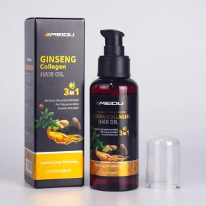 In Stock MEIDU 3 in 1 Hair Oil Serum Herbal Ginseng Collagen Hair Loss Prevention Repairing Hair Essential Oil