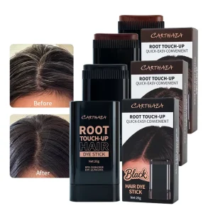 In Stock Temporary Hair Dye Stick Instant Gray Root Touch up Stick for Men Women Portable Cover White Hair Color Stick