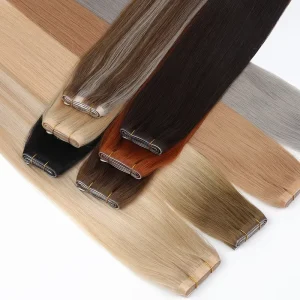 Invisible Tape In Hair Extensions Injection Weft Tape Hair Extensions Skin Tape Weft Extensions Remy 100% Human Hair Weft