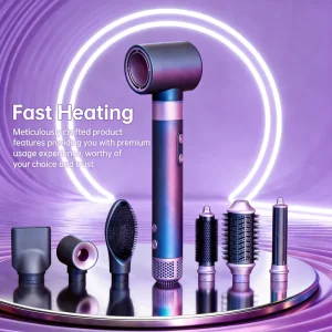 Ionic F9D Electric Hair Dryer and Styling Tool Set Automatic Hot Air Iron Hair Treatment Plastic Model
