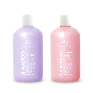 JMFREE OEM Custom Luxury Vegan Natural Organic Hair Care Argan Oil Shampoo and Conditioner Set