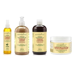 Jamaican Black Castor Oil Hair Care Product Shampoo and Conditioner Set Sulfate Free for Men and Women
