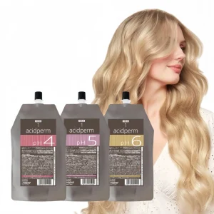 Japanese Acid Permanent Digital Heat Perm Lotion Waving Curling 1000ml Sample Available
