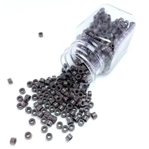 Jar Pack 5mm Micro Beads Hair Extensions Aluminum Micro Beads Hair Extensions Silicone Micro Beads Hair Extensions