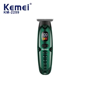 KEMEI Km 2259 Rechargeable Cordless Hair Trimmer Small Professional Electric Hair Clipper and Beard Trimmer for Men