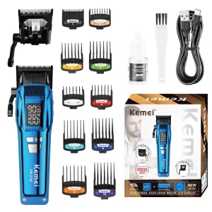 KEMEI Km 2796 Hair Trimmers Clippers Professional Cordless 4600mah Lasting Rechargeable Hair Trimmers Clippers