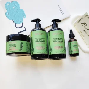 KOGEEYY Rosemary Growth Organic Essential Skin Healthy Scalp Hair Oil Rosemary Oil Hair Growth Set for Hair Regrowth