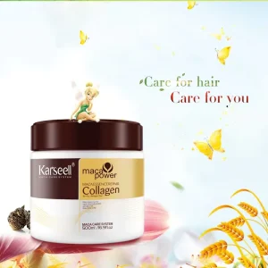 Karseell Collagen Hair Mask Nourishing Moisturizing Repairing Anti-Breakage Split Ends for All Hair Salon Home Use