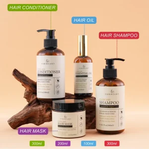Keratin Biotin and Shea Butter Shampoo and Conditioner with Argan Oil and Rosemary Oil Promotes Rapid Hair Growth