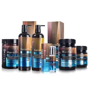 Keratin Hair Care Set Smoothing Repair Damaged Hair Shampoo and Conditioner Set